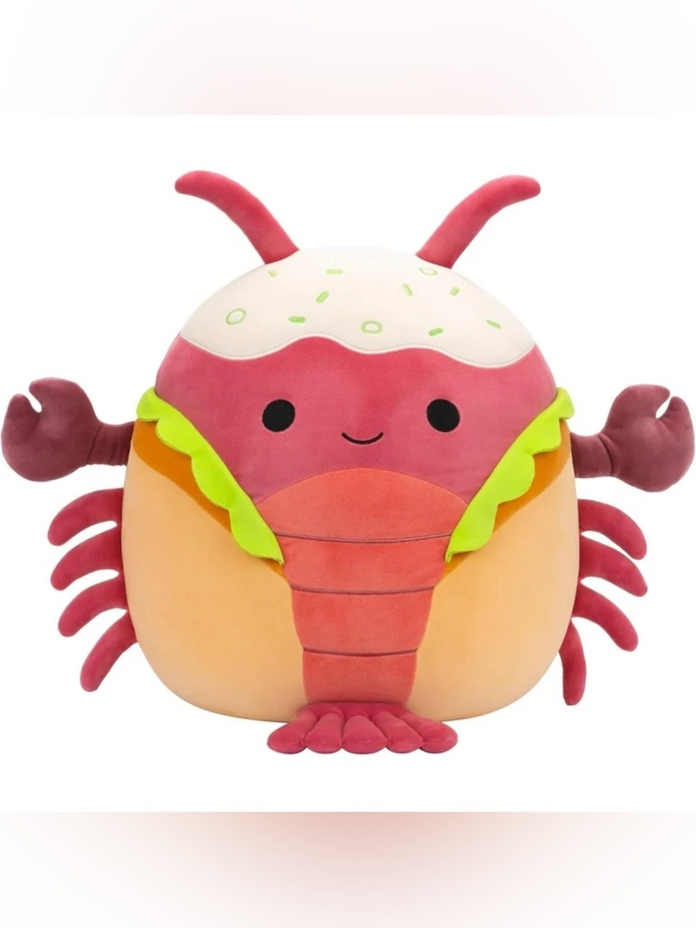 Squishmallows Lorono Lobster Roll Plush 16” Jumbo Kellytoy Jazwares